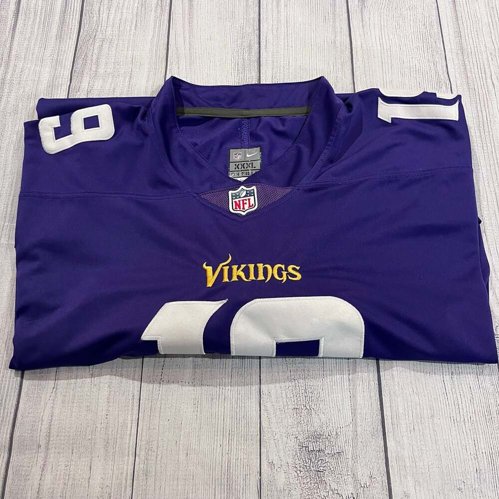 Minnesota Vikings Adam Thielen #19 Jersey Purple XXXL Style Read Desc